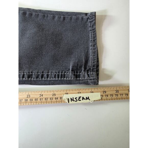 TRUE REBEL Black Medium Wash Heavy Stitching 808-Slim Fit Stretch Jean 30x30 - Picture 8 of 10